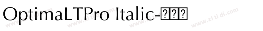 OptimaLTPro Italic字体转换 OptimaLTPro Italic字体转换